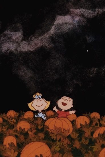 Peanuts Fall Aesthetic, Fall Aesthetic Cartoon, Vintage Halloween Wallpaper Iphone, Fall Cartoon Aesthetic, Halloween Iphone Wallpaper Aesthetic, Iphone Fall Wallpaper, Fall Wallpaper Halloween, Wallpaper Iphone Fall, November Wallpaper