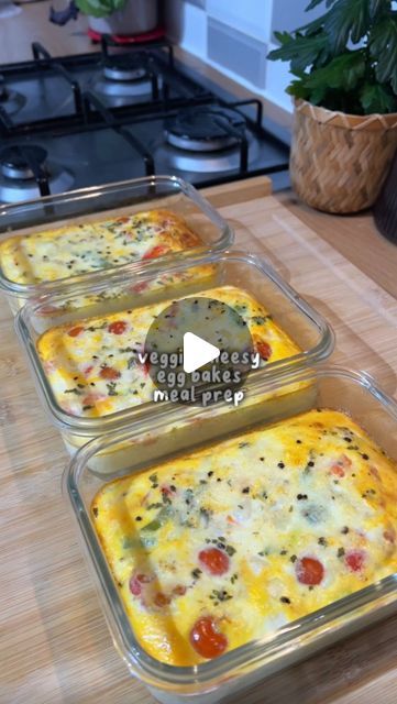 Meal Prep Eggs In Oven, Baked Egg Meal Prep, Meal Prep Omlet, Egg Casserole Meal Prep, Meal Prep Egg Whites, Egg Whites In Oven, Egg Prep Breakfast, Cooking Eggs In The Oven, High Protein Low Carb Meal Prep Breakfast Ideas