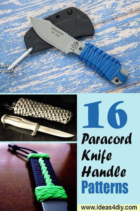 Compilation of How to Make Cool Paracord Knife Handle Patterns and Knife Wrap Wrap Designs with Step-by-Step Instructions for Beginners! #ParacordKnifHandle #ParacordProjects #ParacordPatterns Paracord Knife Handle, Paracord Wrap Handle, Paracord Knife, Paracord Projects Diy, Paracord Bracelet Patterns, Paracord Ideas, Paracord Braids, Paracord Bracelet Diy, Diy Knife