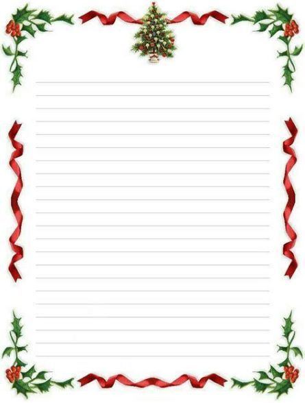 Christmas Stationary Printable, Christmas Note Paper, Christmas Writing Paper, Christmas Letterhead, Christmas Letter Template, Christmas Stationary, Stationary Printable, Writing Paper Printable Stationery, Free Printable Stationery