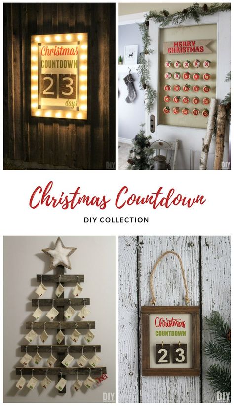 A collection of DIY Christmas Countdowns that you can make. Fun ways to count the days until Christmas. #christmas #christmascountdown #christmasdecor Classroom Christmas Countdown, Christmas Countdown Ideas, Diy Christmas Countdown, Countdown Ideas, Budget Christmas Gifts, Western Ideas, Christmas Countdown Diy, Affordable Christmas Gifts, Classroom Christmas