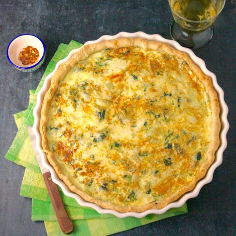 Spinach Crustless Quiche, Cooking Risotto, Leek Quiche, Delicious Quiche, Asparagus Seasoning, Bruschetta Ingredients, Homemade Breads, Spinach Quiche, Quirky Cooking