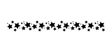 Star Divider Discord, Tumblr Line Divider, Black And White Divider, Simple Header, Star Border Design, Carrd Divider, Cute Dividers, Notion Border, Black Divider