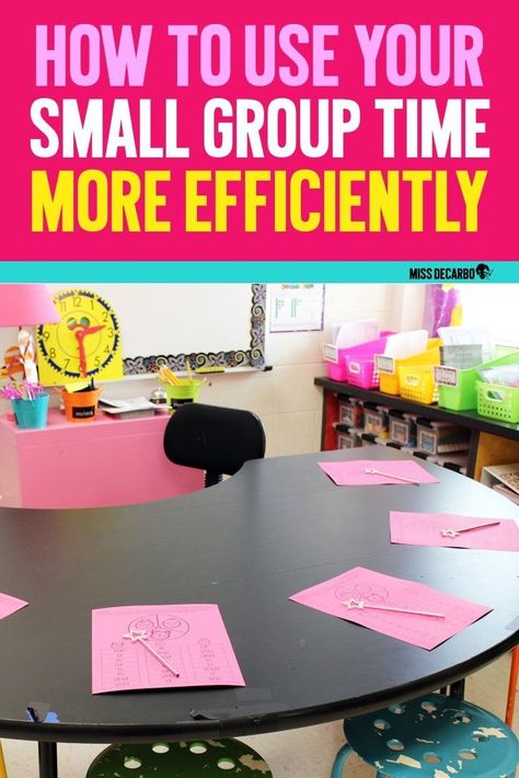 Reading Group Organization, Small Group Organization, Reading Group Activities, Small Group Table, Kindergarten Small Groups, Small Group Reading Activities, Small Group Math, Guided Reading Kindergarten, No More Drama