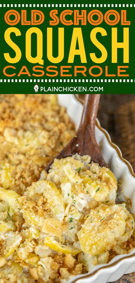 Squash Casserole With Cream Cheese, Old School Squash Casserole, Thanksgiving Squash Casserole, Squash Casserole With Sour Cream, Squash Casserole With Ritz Crackers, Easy Squash Casserole, Onion Butter, Yellow Squash Casserole, Yellow Squash Recipes