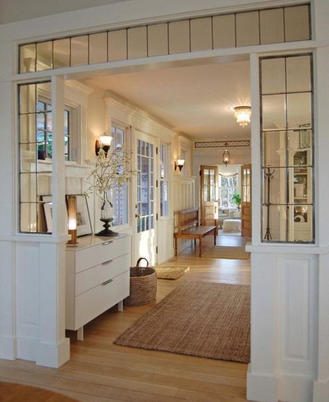 Vstupná Hala, Foyer Design, Farmhouse Homes, Style At Home, Coastal Homes, Design Living, Design Case, House Inspo, Dream Home Design