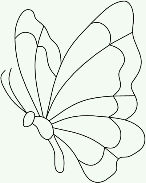 Embroidery Design Outline, Butterfly Drawing Outline, Butterfly Art Drawing, Butterfly Outline, Pencil Drawing Images, Flower Pattern Drawing, Stained Glass Patterns Free, Butterfly Art Painting, Simple Embroidery Designs