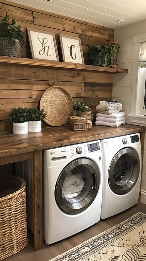 Efficient Solutions: Space-Saving Ideas for Small Laundry Areas - Interitor Small Laundry Renovation Ideas, Laundry Shed Ideas, Multi Use Laundry Room, Laundry Room Remodel Farmhouse, Barndo Laundry Room, Small Laundry Room Ideas With Stackable Washer Dryer, Laundry Room Ideas In Garage, Laundry Wardrobe Ideas, Laundry Room And Pantry Ideas