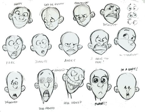 ...and the time to use it...the home office is a mess.  So many things I want to learn so little time. And I seem to be slowing down more an... Facial Expressions Drawing, Expression Sheet, Cartoon Expression, Character Design Cartoon, Drawing Cartoon Characters, Face Characters, Drawing Expressions, Character Sketches, Cartoon Faces