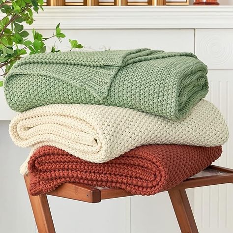 Amazon.com: Longhui bedding Chunky Cable Knit Throw Blanket Lightweight Rust 100% Organic Cotton Blanket for Sofa Couch Bed Baby Nursery, Rustic Shabby Chic Modern Farmhouse, 51” x 63” Give Laundering Bag : Home & Kitchen Chic Modern Farmhouse, Chunky Cable Knit Throw, Nursery Rustic, Shabby Chic Modern, Cable Knit Throw Blanket, Bed Baby, Organic Cotton Blanket, Cable Knit Throw, Chunky Knit Throw