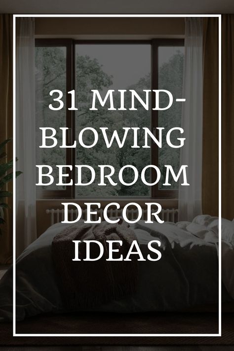 31 Mind-Blowing Bedroom Decor Ideas Bachelor Bedding Bedroom Ideas, Bedroom Accent Pieces, Rich Looking Bedroom Ideas, Guest Room Inspiration Luxe, Bedroom Color Decor Ideas, Cool Bedrooms For Adults, Small Bedroom With Windows On Two Walls, Small Sophisticated Bedroom, How To Decorate Bedroom Walls Ideas