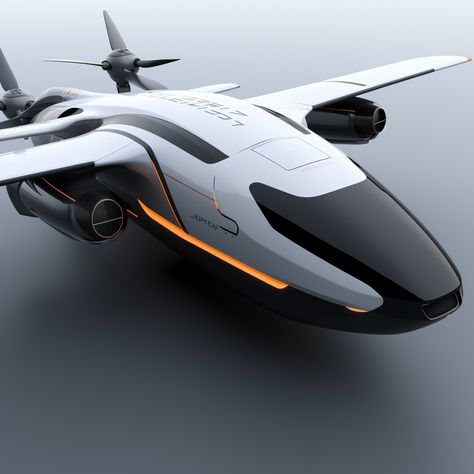 Innovatives Design eines Flugtaxis Futuristic Drone Concept, Future Airplane, Flying Car Concept, Futuristic Plane, Futuristic Transport, Futuristic Aircraft, Helicopter Design, Concept Aircraft, Electric Aircraft