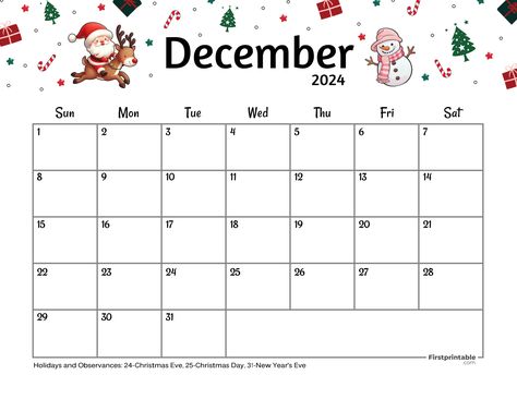 Printable December 2024 Calendar, Free Printable December 2024 Calendar, December Month Calendar 2024, December Calendar 2024 Christmas, Free Monthly Calendar Printable 2024, December 2024 Calendar Printable, 2024 December Calendar, Week Calendar Printable, December 2024 Calendar