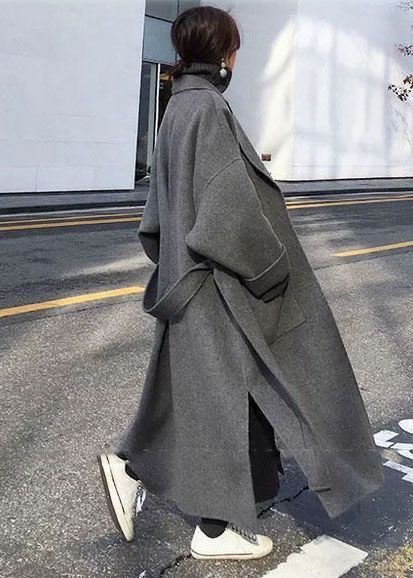 fall outfits, winter outfits, fashion inspo, back to school outfits, classy outfits, old money style, old money outfits, old money aesthetic, fall aesthetic, fall 2023 fashion trends, autumn outfits, coats for women, coat outfit Oversized Coat Outfit, Grey Coat Outfit, Long Coat Outfit, Long Grey Coat, Winter Coat Outfits, Stile Hijab, Chic Outerwear, Gray Coat, Coat Street Style