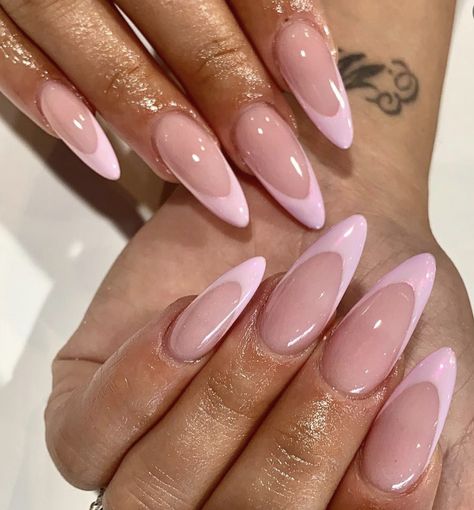 !: 𖦆 ː @Rome_6 ♡🌷 ໋֢ 𖥻 Elegant Almond Nails, Trendy Almond Nails, Skincare Accessories, Unghie Sfumate, Kutek Disney, Casual Nails, Simple Acrylic Nails, Classy Acrylic Nails, Aesthetic Lifestyle