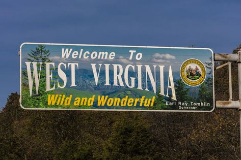 Welcome sign, entrance to the state of West Virgina, Wild and Wonderful - Octo #Sponsored , #Ad, #Sponsored, #entrance, #West, #Wonderful, #state