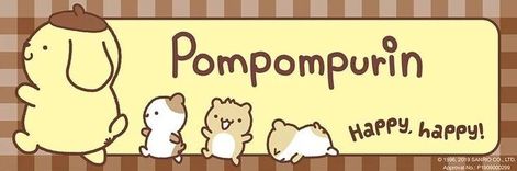 Pompompurin Name Tag Template, Pompompurin Color Palette, Pompurin Header, Pompompurin Poster, Pompompurin Header, Pompompurin Widget, Pompompurin Widgets, Pompompurin Banner, Pompompurin Aesthetic