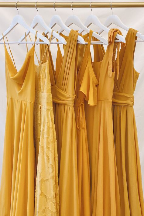 Mustard Yellow Bridesmaid, Mustard Bridesmaid, Mustard Bridesmaid Dresses, Mustard Yellow Bridesmaid Dress, Marigold Bridesmaid Dress, Mustard Wedding, Bridesmaid Dresses Gowns, Yellow Bridesmaid, Kanye West Style