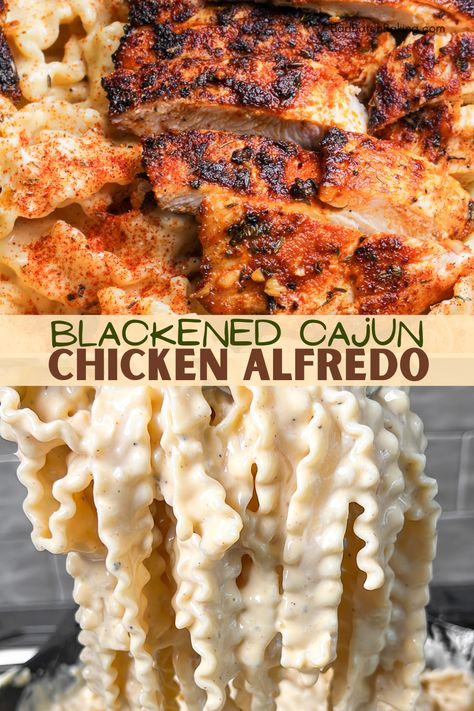 Dinner Ideas Chicken Alfredo, Dinner For Hubby, Blackened Chicken Alfredo Lasagna, Manly Dinner Ideas, Bayou Chicken Pasta, Two Day Meals Dinners, Dinners With Chicken Tenderloins, Family Dinner Ideas With Chicken, Easy Hotel Dinner Ideas