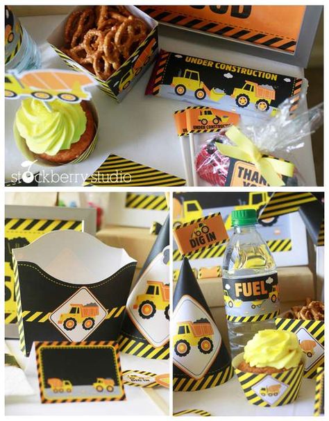 Construction Birthday Party Ideas Construction Birthday Decorations, Construction Valentines, Construction Party Decorations, Construction Invitations, Construction Cake, Construction Birthday Party, Construction Birthday Parties, Construction Party, Construction Birthday