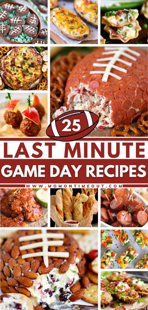 Easy Game Day Apps, Easy Superbowl Party Food Ideas, Football Sunday Food Appetizers Easy, Quick Game Day Appetizers, Super Bowl Snacks Party Appetizers Easy, Easy Football Snacks Quick, Chicken Game Day Food, Superbowl Appetizers Dips, Quick Superbowl Appetizers