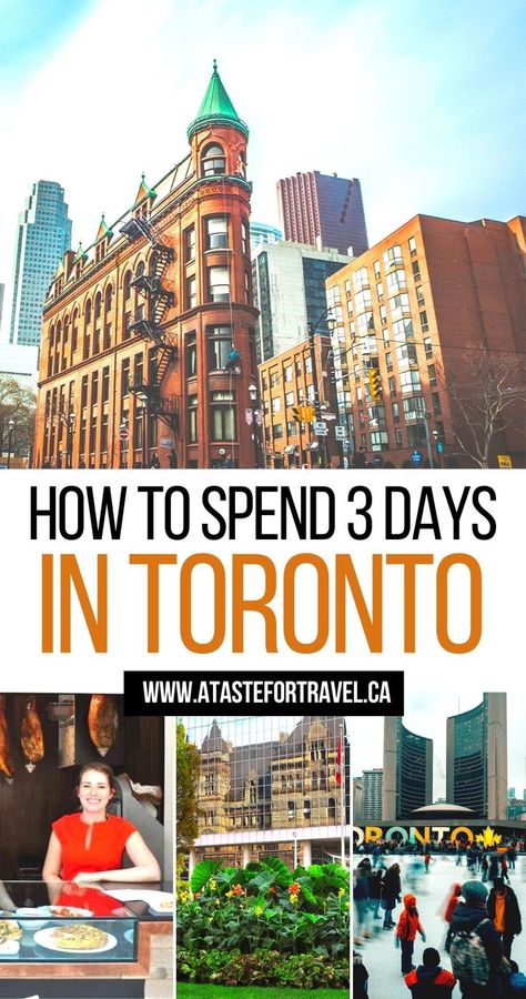 How to Spend 3 Days in Toronto Toronto Bucket List, Toronto Itinerary, Toronto Activities, Canada Places, Toronto Vacation, Toronto Trip, Toronto Travel Guide, Montreal Travel Guide, Things To Do In Toronto