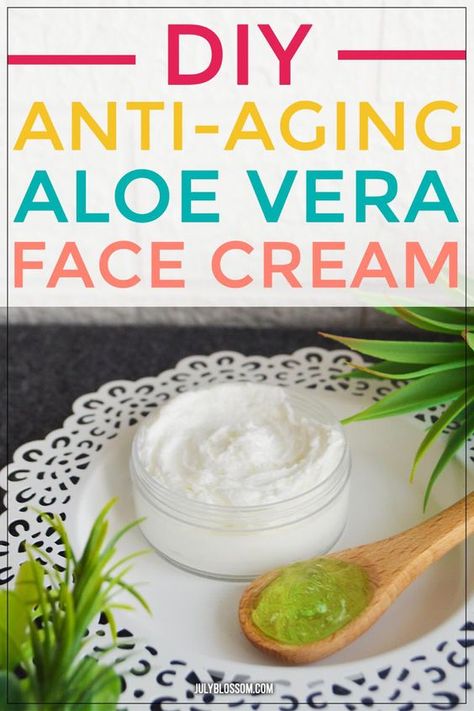 Aloe Vera For Skin Tightening, Anti Aging Skin Products Diy, Diy Face Moisturizer Acne, Best Diy Face Moisturizer, Homemade Aloe Vera Moisturizer, Aloe Skin Care Diy, Aloe Vera For Wrinkles Anti Aging, Natural Skin Moisturizer Face, Aloe Vera Face Serum Diy