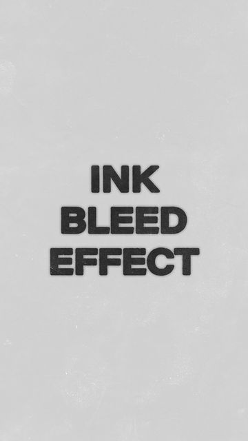 Ink Bleed Typography, Ink Bleed Photoshop, Ink Bleed Graphic Design, Ink Bleed Effect, Grunge Poster Design, Gritty Design, Grunge Graphic Design, 1 Typography, Photoshop Painting Tutorial