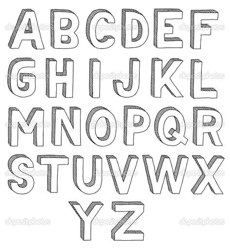 How To Draw 3d Block Letters | Allowed to be able to my personal weblog, on this time period I’ll show you with regards to How To Draw 3D Block Letters. And after this, this can be the primary picture: Fonts To Draw, Block Letter Fonts, Abc Font, Softball Crafts, Alphabet 3d, Alphabet Drawing, 3d Alphabet, Alfabet Letters, Hand Drawn Fonts