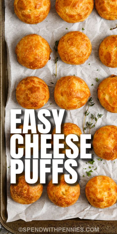 Quick And Easy Party Snacks Finger Foods, Cheese Puffs Recipe, Cheesy Appetizer, Cheese Puffs, Puff Recipe, Appetizers Easy Finger Food, Best Appetizer Recipes, Easy Cheese, Onion Dip