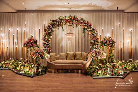 We loved every detail of this this simple yet classy timeless design. ✨ Very happy to be a part of one of the first weddings in this absolutely gorgeous new venue in chennai! ✨ DM @greenhouseweddingdecor to get started on your dream wedding decor! 💌 Engagement Outdoor Stage Decoration, Traditional Wedding Decor Indian, Wedding Stage Simple, Wedding Stage Decorations Elegant Classy, Stage Decorations Wedding Receptions, Wedding Stage Design Simple, Simple Engagement Decorations, Simple Reception Decorations, Indoor Wedding Reception Decorations