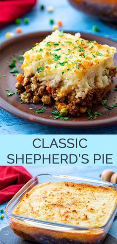 Baked Ground Beef Recipes, Recept Pasta Oven, Best Shepherds Pie Recipe, Collage Food, Shepards Pie Recipe, Shepards Pie, Cheesy Mashed Potatoes, Shepherds Pie Recipe, Cottage Pie