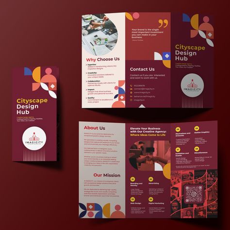 Brochure design for our agency. Brochure Infographic Design, Trifold Product Brochure Design, Trifold Brochure Design Layout Creative, Brochure Graphic Design, Brochure Design Layouts, Art Brochures, Brochure Design Creative, Brochure Design Layout, Brochure Inspiration