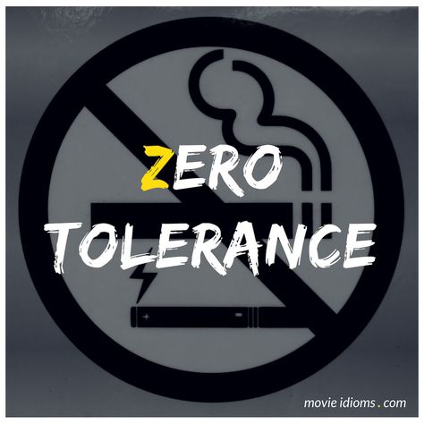 Learn the meaning of the idiom 'zero tolerance' with examples from movies & TV shows! Zero Tolerance, Nobody Movie Poster 2021, Owen Hunt, Idiomatic Expressions, Finn Hudson, Derek Shepherd, English Idioms, Daryl Dixon, Glee