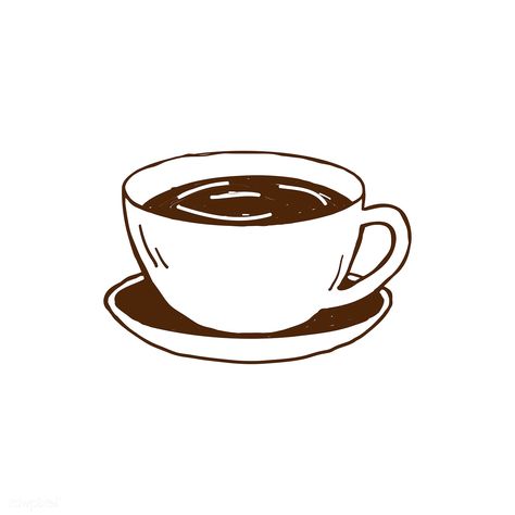 Cafe Icon, Coffee Drawing, Cup Cup, About Coffee, Cup Coffee, Coffee Cafe, Cup Of Coffee, Premium Vector, Coffee Cup