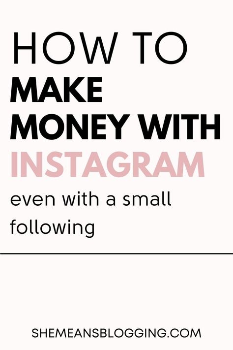 Monetizing Instagram, Making Money On Instagram, Make Money On Instagram, Marketing Motivation, Online Jobs From Home, Lifestyle Quotes, Social Media Jobs, Life Success, Ways To Earn Money