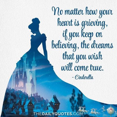 ❝No matter how your heart is grieving if you keep on believing, the dreams that you wish will come true.❞ • Cinderella Neat Quotes, Disney Amor, Quotes 2024, White Things, Princess Quotes, Animation Disney, Inspirerende Ord, Flying Monkeys, Fina Ord