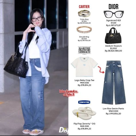 Jisoo at Icn Airport to Vietnam (28/7/23) #jisoo #BLACKPINK #blackpinksstyle4_jisoo #outfit_blackpinkjisoo #jisoojuly23 #dior… | Instagram Jisoo Outfit Casual, Black Pink Outfit, Jisoo Outfit, Jisoo Black, Sandals Outfit, Icn Airport, Mlp Equestria Girls, Jisoo Blackpink, Kpop Fashion Outfits