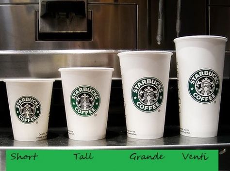 A Guide to Starbucks Lingo and the Secret Menu (also the trenta) Starbucks Cup Sizes, Secret Starbucks Recipes, Starbucks Menu, Starbucks Barista, Starbucks Sizes, How To Order Starbucks, Starbucks Secret Menu, Starbucks Drinks Recipes, Healthy Groceries