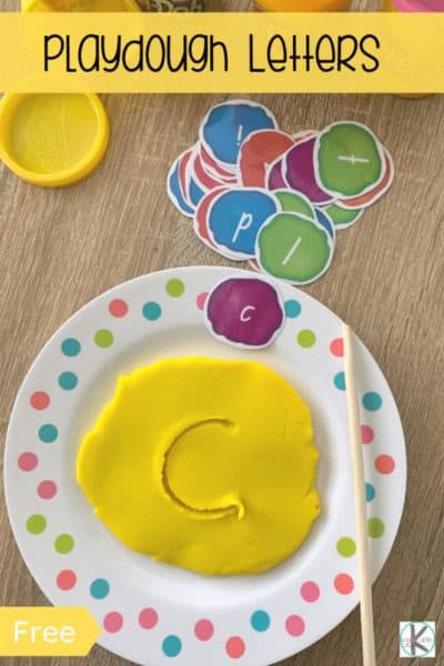 Intellectual Activities For Preschoolers, Lowercase Letter Activities Preschool, Early Literacy Activities Preschool, Playdough Letters, Preschool Math Activities, Letters Activity, Letter C Activities, Playdough Activity, Letter Recognition Activities