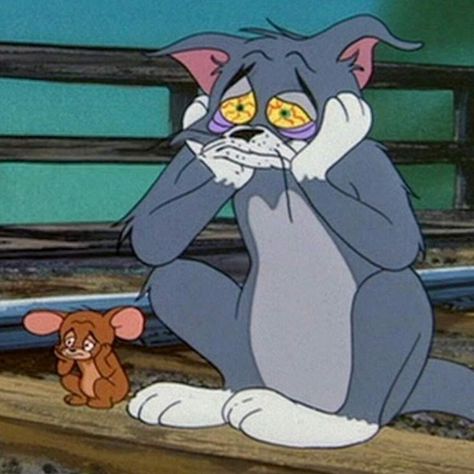 Tom And Jerry Memes, Tom And Jerry Pictures, Tom Et Jerry, Tom And Jerry Cartoon, Tom Y Jerry, Dont Leave Me, Cartoon Memes, Old Cartoons, Cartoon Icons