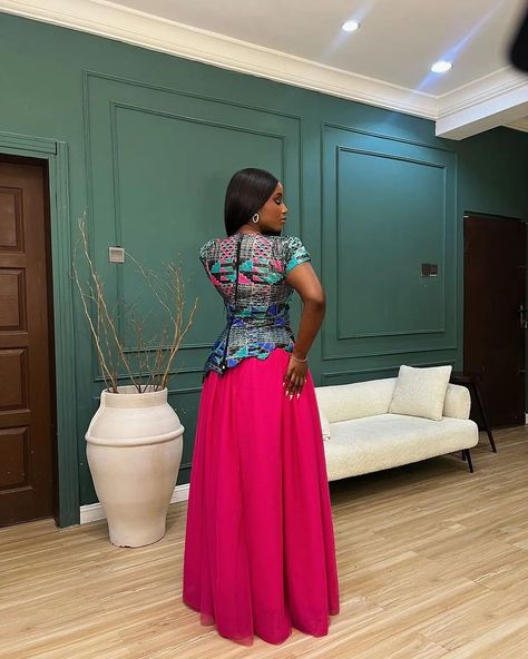 The versatility of ankara makes them a favorite for various occasions, from weddings to formal events and even casual outings. Visit our page for more styles. Ankara Long Skirt Styles, Ankara Styles For Wedding, Formal Dresses Long Lace, Corset Diy, Ankara Fashion Styles, Long Gown Styles, Ankara Dress Designs, African Party Dresses, Modest Dresses Fashion