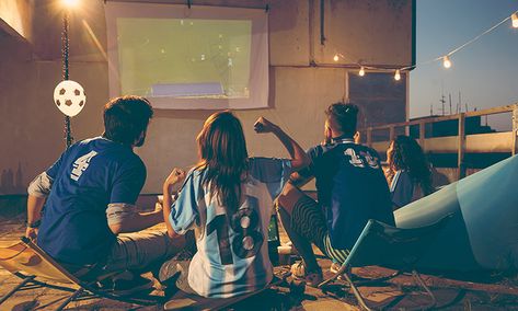 England has made it to the final of Euro 2020 and will play Italy on Sunday when a win... England Vs Italy, Upright Citizens Brigade, Team Meaning, Projector Tv, Watching Football, At Home Movie Theater, The Better Man Project, Love Football, Learn To Run