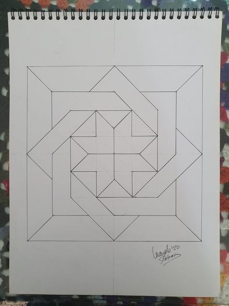 Drawing Geometric Patterns, Geometric Patterns Drawing, Patterns Drawing, Geometric Shapes Drawing, Painted Barn Quilts, Barn Quilt Designs, Wood Wall Art Diy, Abstract Graphic Design, Big Rangoli Designs