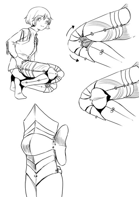 Leg Armor Types Of Clothes, Armor Drawing, Historical Armor, Knight Armor, Medieval Armor, Fantasy Armor, Armors, Armor Concept, 판타지 아트