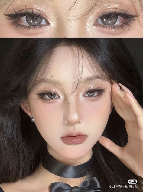 Anime Style Eyes, Makeup Ide, Makeup Layout, Butterfly Woman, Korean Natural Makeup, Asian Makeup Tutorials, Realistic Eyes, Korean Makeup Look, Soft Makeup Looks