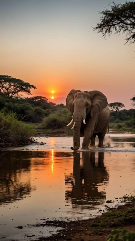 Aesthetic Elephant Pictures, Africa Pictures Photography, Aesthetic Wild Animals, Safari Vibes Aesthetic, African Wallpaper Aesthetic, Safari Aesthetic Wallpaper, Safari Animal Photography, Elephant Photos Photography, Elephant Asthetic Picture