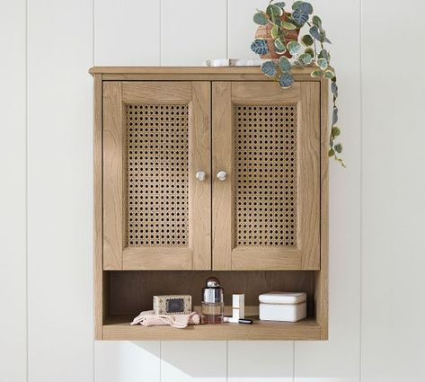 sausalito bath | Pottery Barn Small Mounted Cabinet, Small Bathroom Wall Cabinet, Behind Toilet Decor, Small Wall Cabinet, Cabinet Above Toilet, Behind Toilet, Pottery Barn Bathroom, Bathroom Wall Cabinet, Toilet Decor