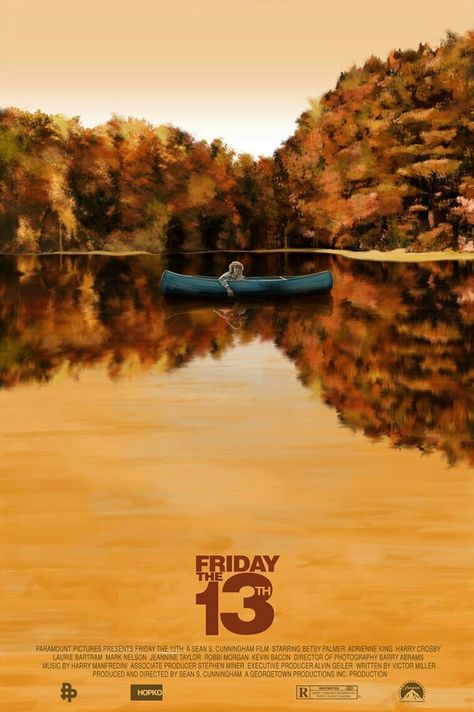 FRIDAY THE 13TH 1980 Poster, Friday The 13th 1980, Friday The 13th Poster, Friday 13th, Kings Of Leon, Horror Movie Art, Best Horrors, Horror Movie Posters, Alternative Movie Posters