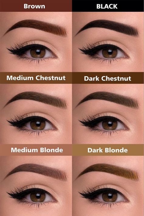 Makeup Brushes Amazon, Mircoblading Eyebrows, Grey Eyebrows, Henna Eyebrows, Ombre Eyebrows, Eyebrow Makeup Tutorial, Eyebrow Design, Brow Tattoo, Henna Brows